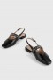 Women Intentionally Blank Pearl Ballet Flat Black | Rails