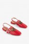 Women Intentionally Blank Pearl Ballet Flat Cherry | Rails