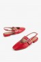 Women Intentionally Blank Pearl Ballet Flat Cherry | Rails