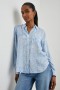 Women Josephine Shirt Aqua Mixed Animals | Rails Tops