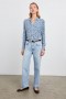 Women Josephine Shirt Blue Mixed Cheetah | Rails Tops
