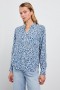 Women Josephine Shirt Blue Mixed Cheetah | Rails Tops