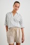 Women Juda Top Chalk Slate Stripe | Rails Tops