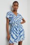 Women Karla Dress Blue Watercolor Stripes | Rails Dresses & Rompers