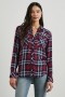 Women Kendra Shirt Navy Red White | Rails Tops