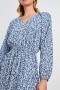 Women Linnea Dress Blue Mixed Cheetah | Rails Dresses & Rompers