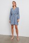 Women Linnea Dress Blue Mixed Cheetah | Rails Dresses & Rompers