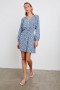 Women Linnea Dress Blue Mixed Cheetah | Rails Dresses & Rompers