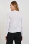 Women Long Sleeve Crew Neck T-shirt White | Rails Tops