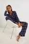 Women Luna Pajama Set Sapphire Magenta | Rails Sleepwear & Lounge