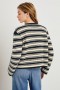 Women Nelly Cardigan Navy Oat Stripe | Rails Sweaters