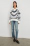 Women Penny Sweater Ivory Navy Stripe | Rails Sweaters
