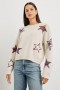Women Perci Sweater Ivory Rainbow Multi Stars | Rails Sweaters