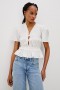 Women Portia Top White | Rails Tops