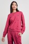 Women Ramona Sweatshirt Pink Midnight Hearts | Rails Sweaters