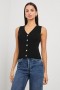 Women Rosa Vest Black | Rails Tops
