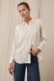 Women Saige Shirt Brixton Stripe | Rails Tops
