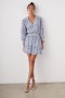 Women Zana Dress Cobalt Static Leopard | Rails Dresses & Rompers