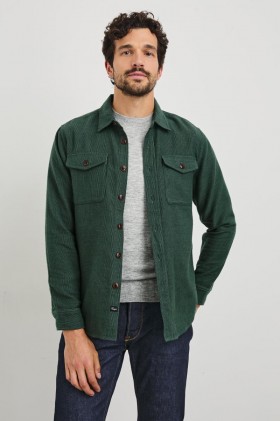 Men Burr Shirt Jacket Creeping Vine | Rails Jackets & Coats