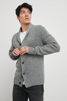 Men Corden Cardigan Monochromatic Speckle | Rails Sweaters