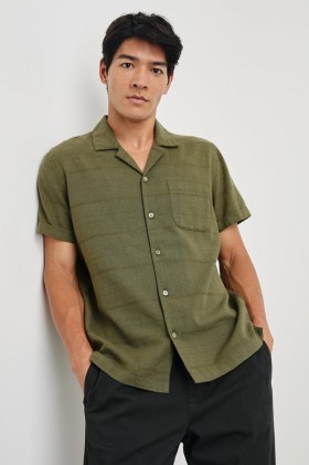 Men Davis Shirt True Olive | Rails Shirts