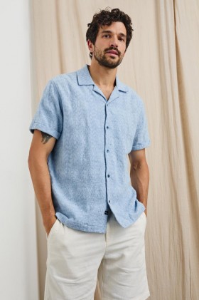 Men Dresden Shirt Cerulean Ikat | Rails Shirts