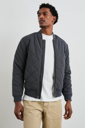 Men Peninsula Jacket Obsidian | Rails Jackets & Coats