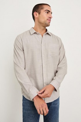 Men Wyatt Shirt Tahini Etch | Rails Shirts