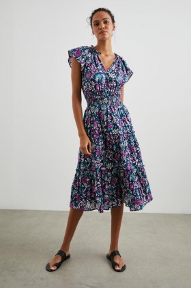 Women Amellia Dress Woodblock Floral | Rails Dresses & Rompers