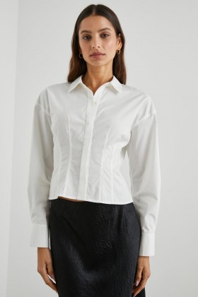Women Anabelle Top White | Rails Tops