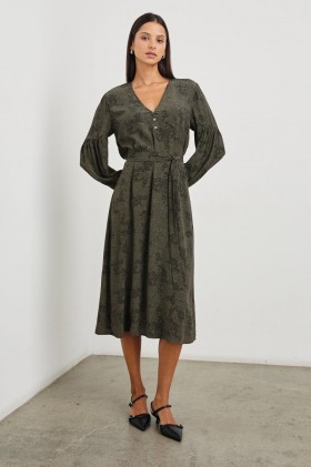 Women Fabian Dress Olive Pebble | Rails Dresses & Rompers
