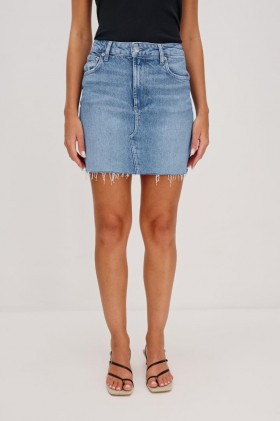 Women Highland Mini Skirt Baja Blue | Rails Skirts