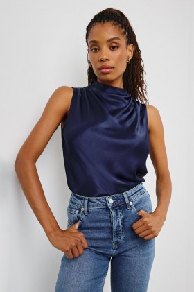 Women Kaleen Top Navy | Rails Tops