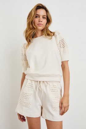 Women Kimberly Sweatshirt Oat | Rails Sweaters