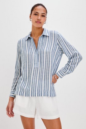Women Lagoon Top Jalisco Stripe | Rails Tops