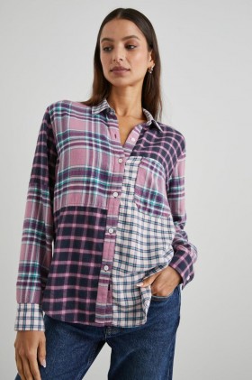Women Lakin Shirt Rose Agave | Rails Tops