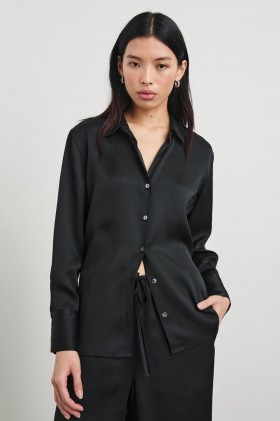 Women Ledger Shirt Black | Rails Tops