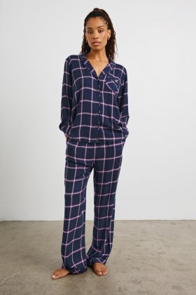 Women Luna Pajama Set Sapphire Magenta | Rails Sleepwear & Lounge