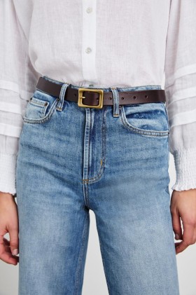 Women Remi Belt Brown Gold | Rails