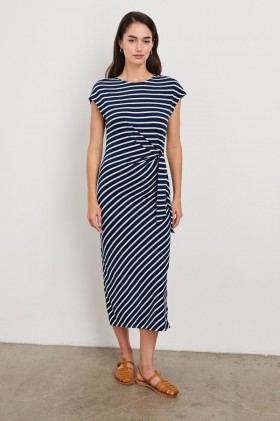 Women Selah Dress Navy Ivory Stripe | Rails Dresses & Rompers