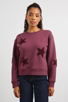 Women Sonia Sweatshirt Burgundy | Rails Sweaters