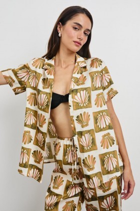 Women Theis Shirt Checkered Shells | Rails Tops