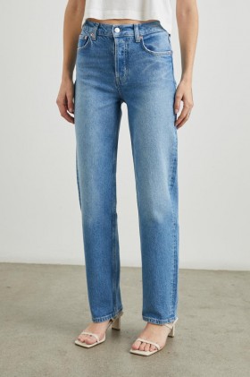 Women Topanga Straight Baja Blue | Rails Denim