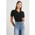 Women Court Polo Shirt Black | Rails Tops