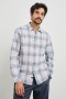 Camisa masculina Clyde Legacy Azul Carmesim | Rails Shirts