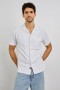  Camisa masculina Flint branca | Camisas Rails