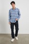  Camisa masculina Lennox Waterfall Shadow | Camisas Rails