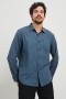  Camisa Wyatt Masculina Azul Marinho | Camisas Rails