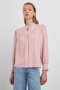  Camisa feminina Alanna rosa-pó | Rails Tops