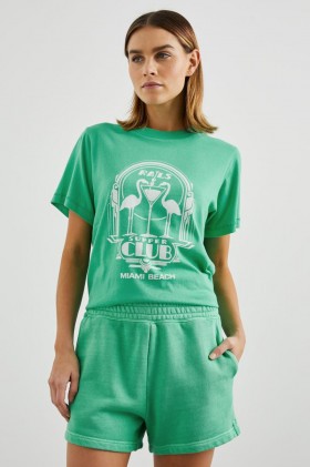  Camiseta feminina Boyfriend Rails Supper Club | Tops Rails